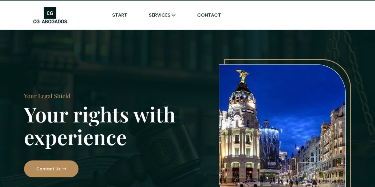 JC Abogados — WordPress · Kit Digital — captura del proyecto