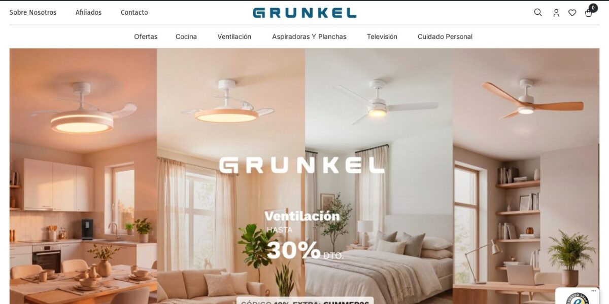 Grunkel — Módulos y theme PrestaShop — captura del proyecto