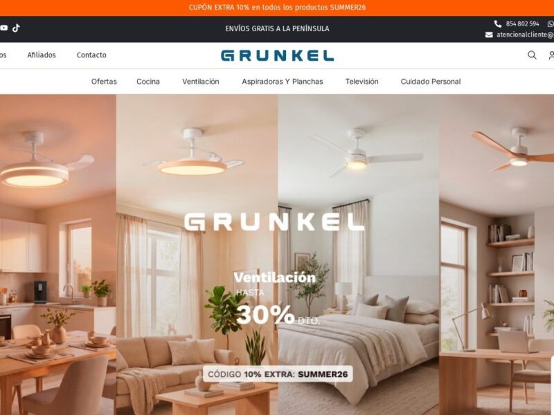 Grunkel — Módulos y theme PrestaShop