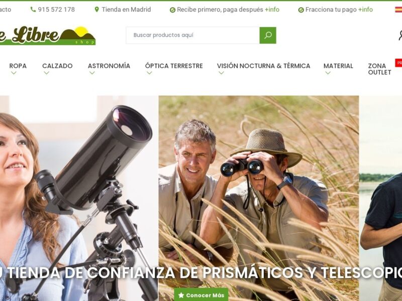 Aire Libre — Mantenimiento y theme PrestaShop