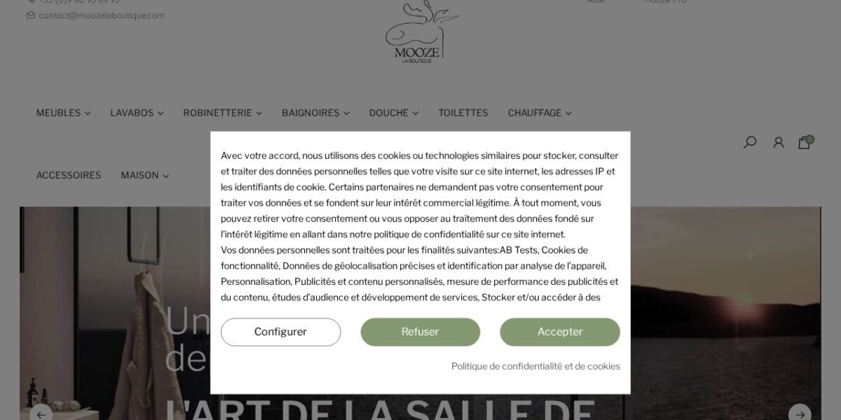 Moozel La Boutique — Tienda Online PrestaShop, Mantenimiento & SEO Técnico — captura del proyecto
