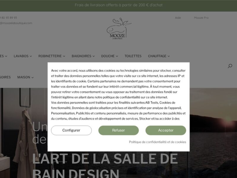 Moozel La Boutique — Tienda Online PrestaShop, Mantenimiento & SEO Técnico