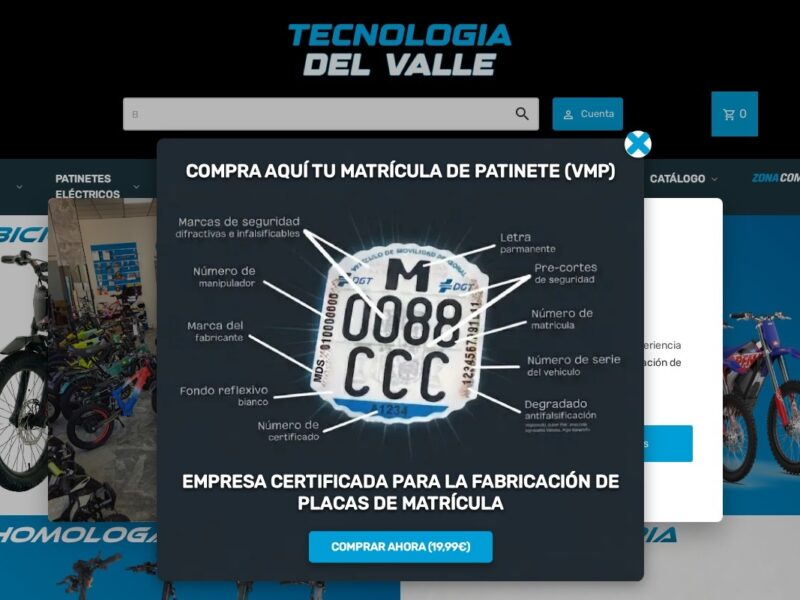 Tecnología del Valle — E-commerce movilidad eléctrica