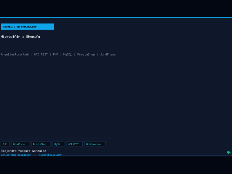Migración a Shopify